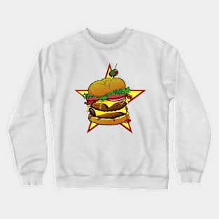 Cheeseburger Cheeseburger Cheeseburger Crewneck Sweatshirt